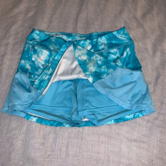 Blue tie dye skort - Picture 2 of 4